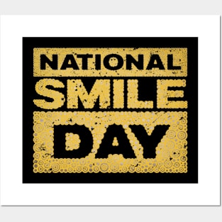 NATIONAL SMILE DAY Posters and Art